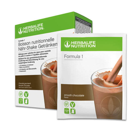 Formula 1-Shake Portionspackungen Vanilla Crème Smooth Chocolate 7 Portionspackungen